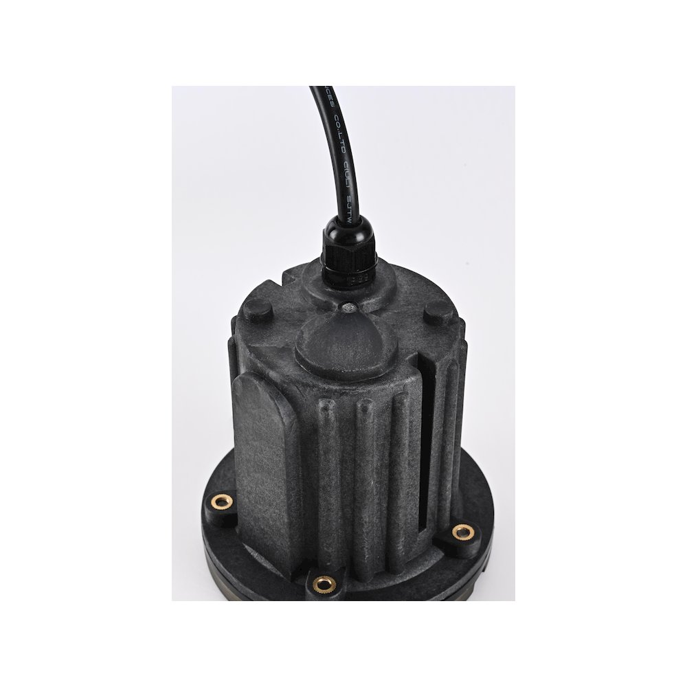 Outdoor 12V Cast Brass well light 5.25 inch Wide x 6.75 inch High in Dark Bronze. Picture 7