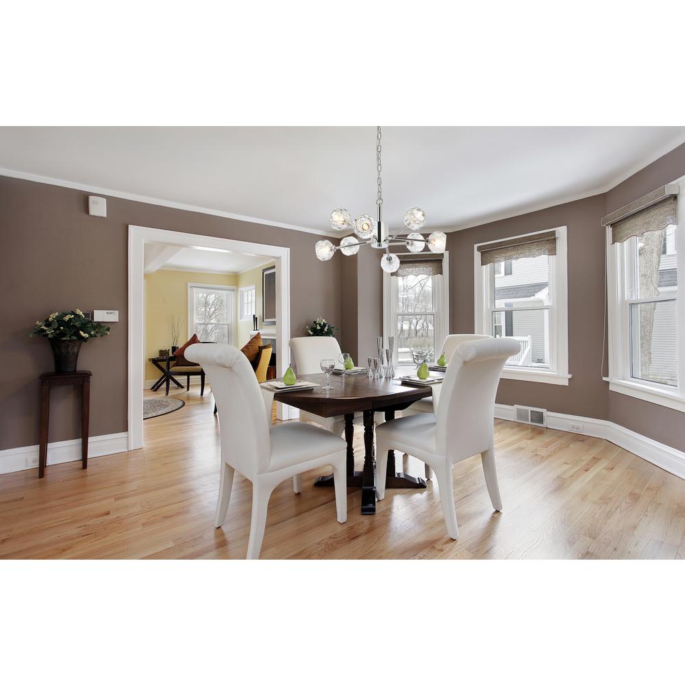 Graham 8 Light Pendant in Chrome. Picture 8