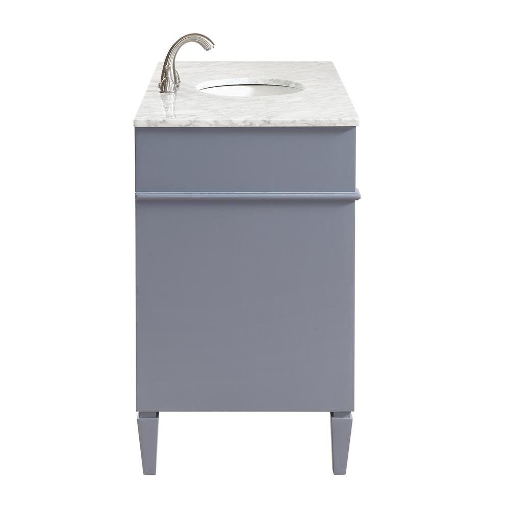 48 In. Single Bathroom Vanity Set In Grey. Picture 7