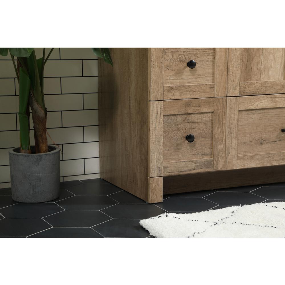 48 inch Single bathroom vanity in natural oak. Picture 6