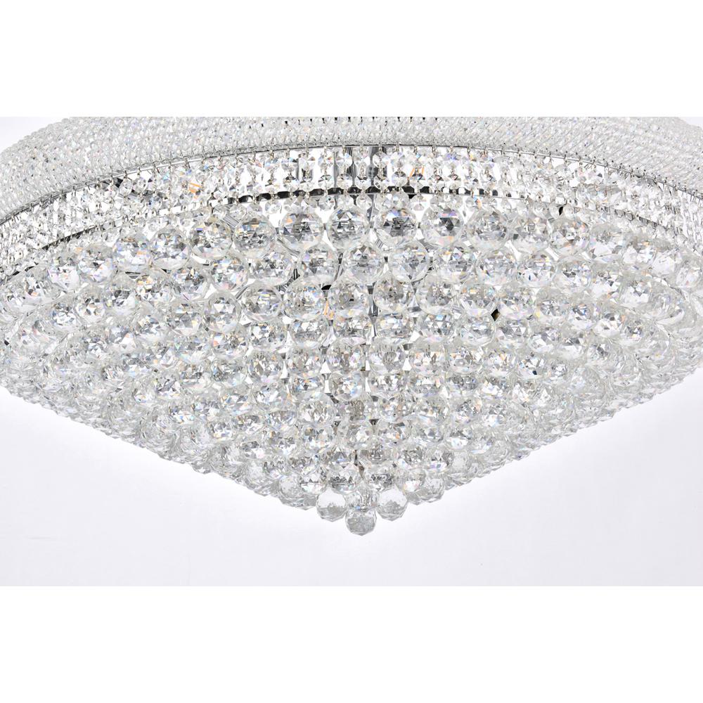Primo 38 light Chrome Chandelier Clear Royal Cut Crystal. Picture 3