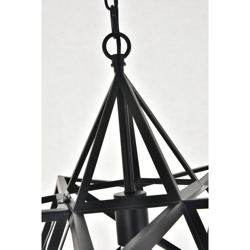 Nocturne 1 light black Pendant. Picture 11