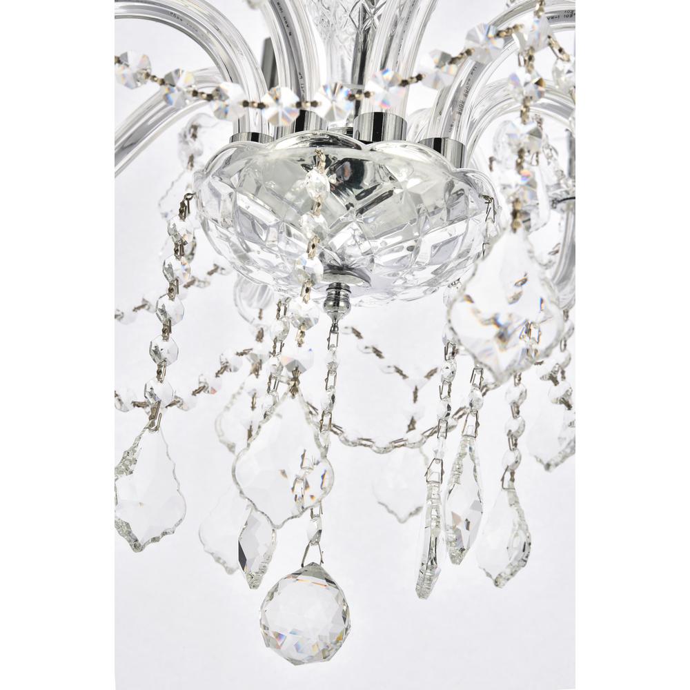Verona 8 light Chrome Chandelier Clear Royal Cut Crystal. Picture 3