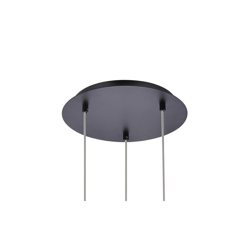 Eren 3 lights Black pendant. Picture 5
