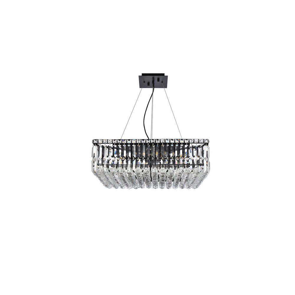 Maxime 24 Inch Black Chandelier. Picture 7