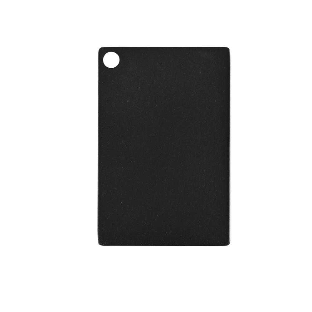 Metal Finish sample in matte black. Picture 1