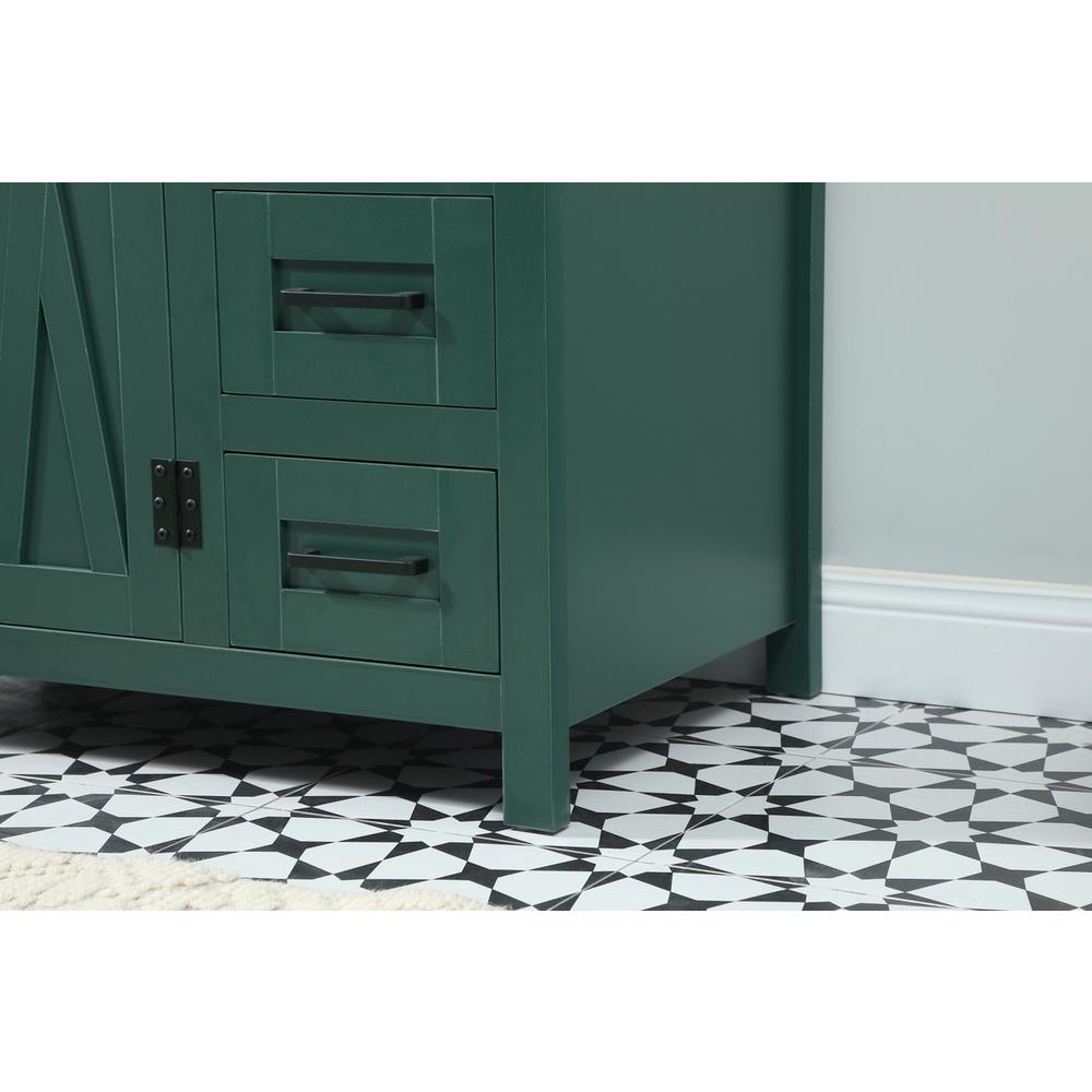 32 inch Single bathroom vanity in green with backsplash. Picture 6