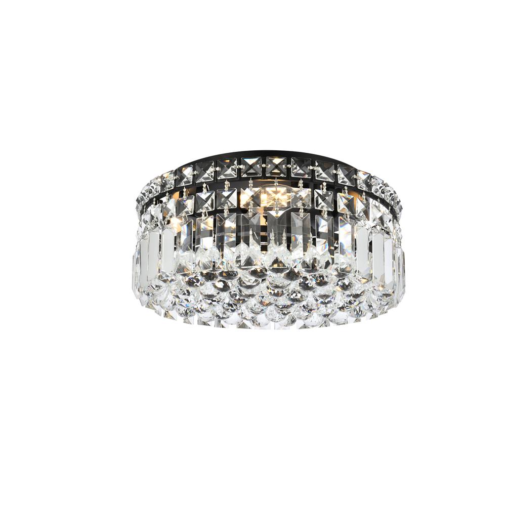 Maxime 12 inch black flush mount. Picture 2
