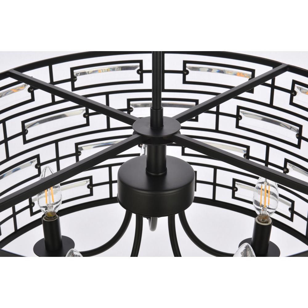 Kennedy 24 inch pendant in black. Picture 5