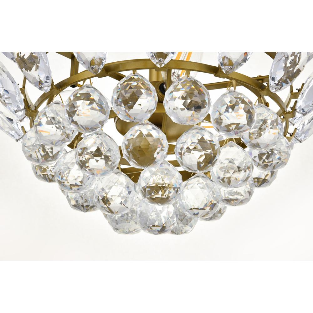 Emilia 14 inch pendant in brass. Picture 3