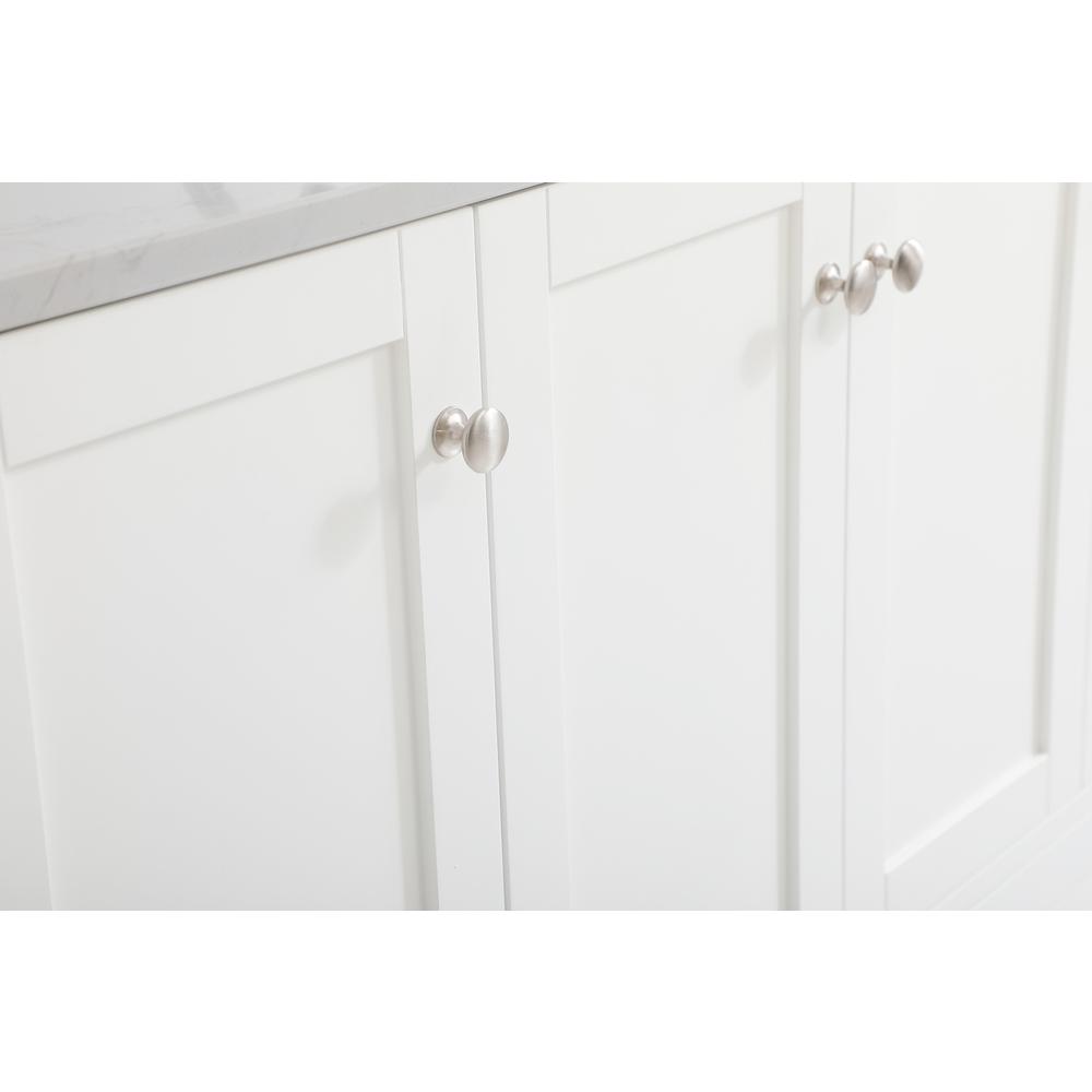 48 inch Single Bathroom Vanity in White. Picture 5