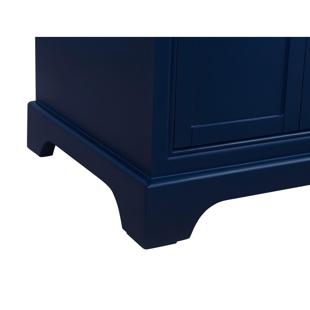 36 inch Single bathroom vanity in Blue. Picture 13