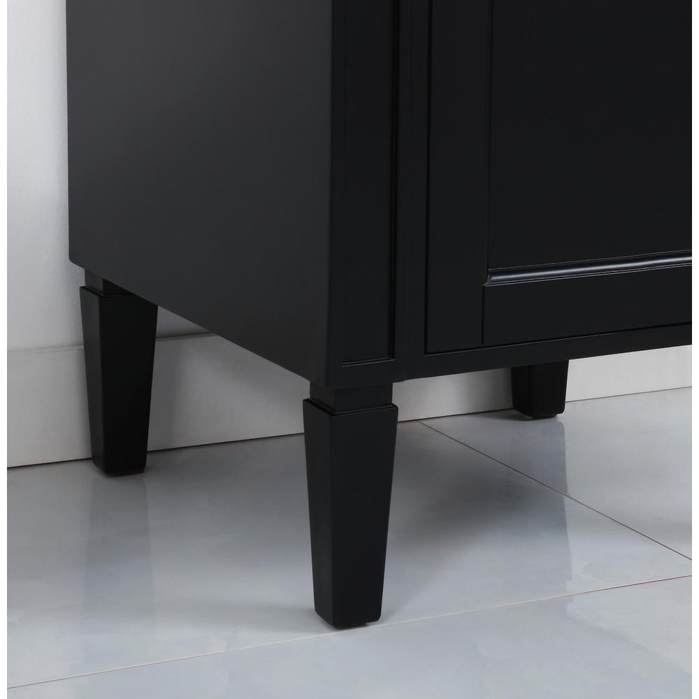 18 inch Single bathroom vanity in Black. Picture 6