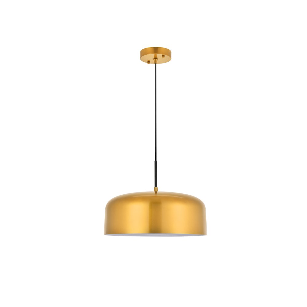 Etude 1 Light Satin Gold Pendant. Picture 1