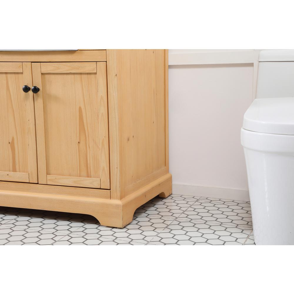 72 inch double bathroom vanity in natural wood. Picture 6