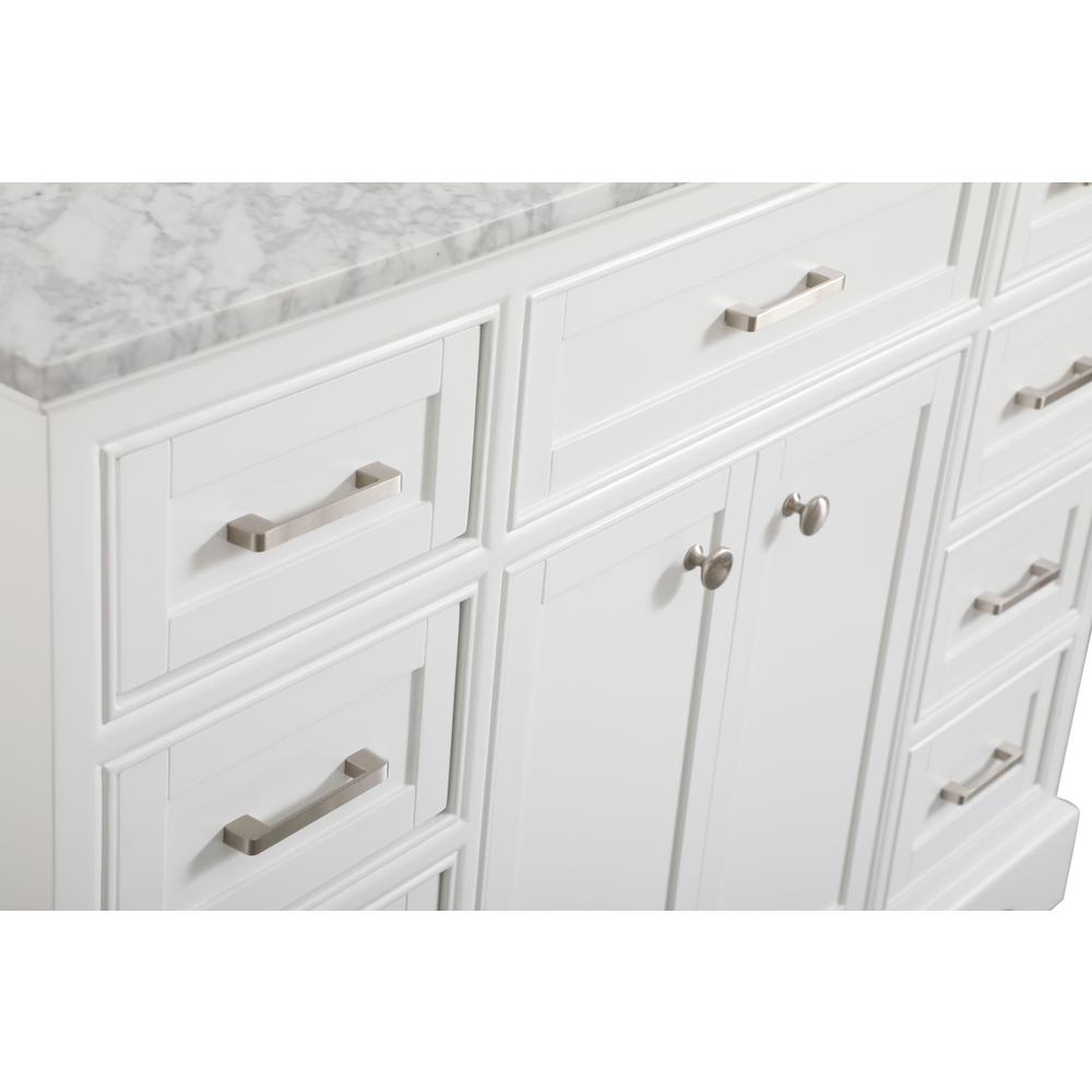 48 In. Single Bathroom Vanity Set In White. Picture 9