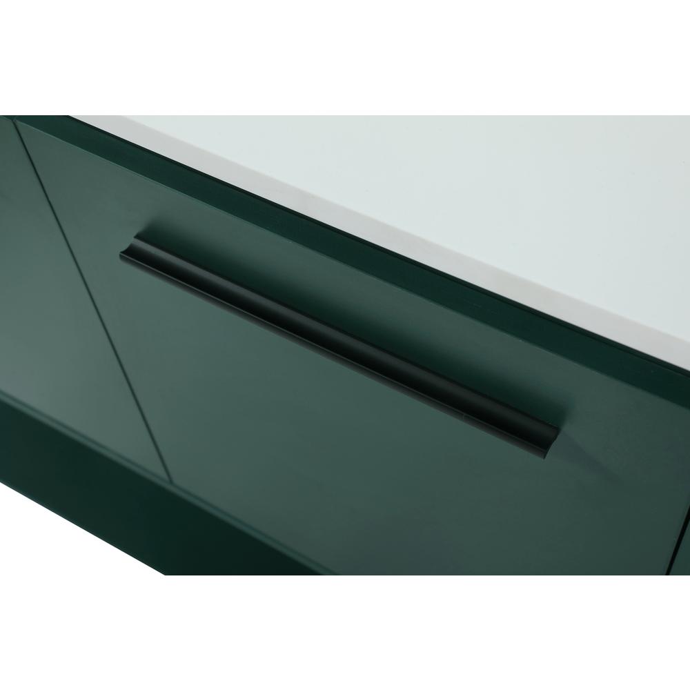 48 inch Single bathroom vanity in green with backsplash. Picture 12