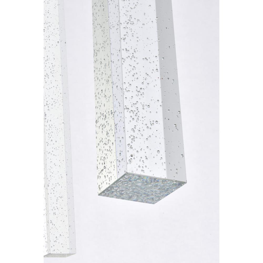 Weston 5 lights pendant in satin gold. Picture 4