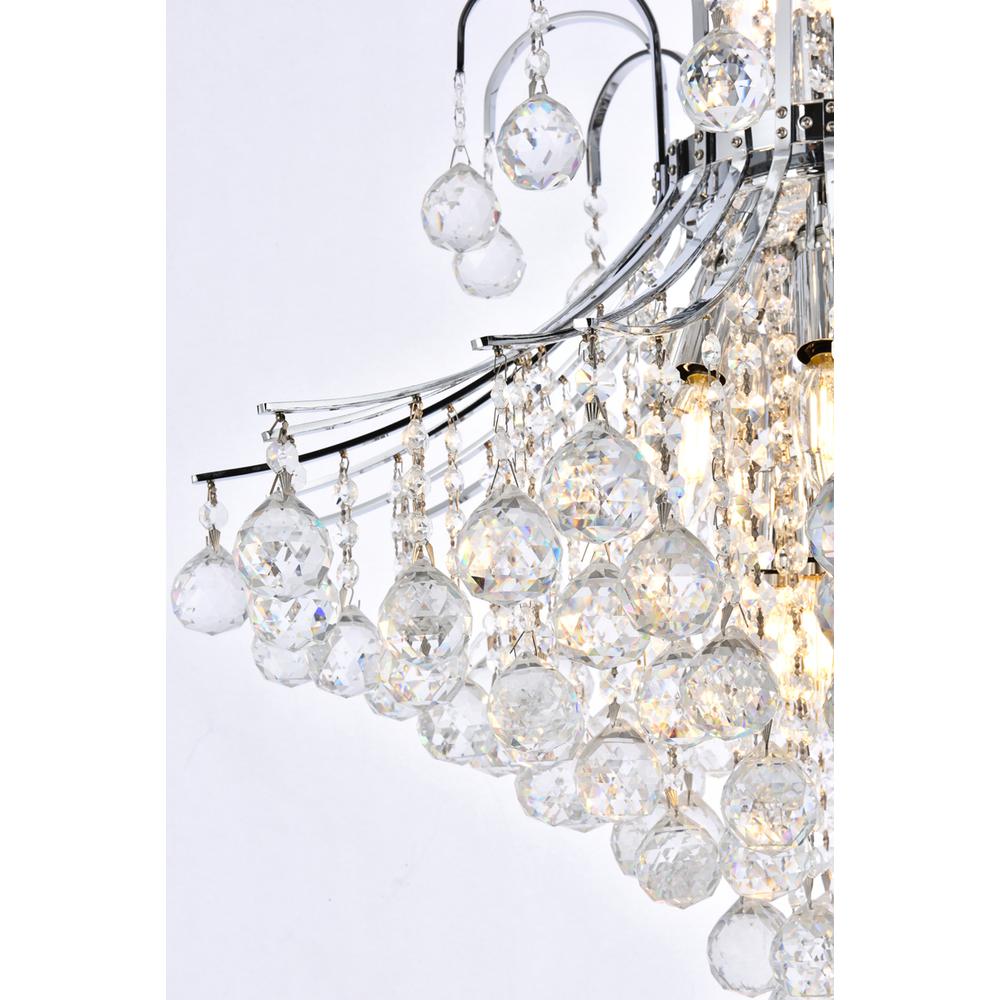 Toureg 15 light Chrome Chandelier Clear Royal Cut Crystal. Picture 5
