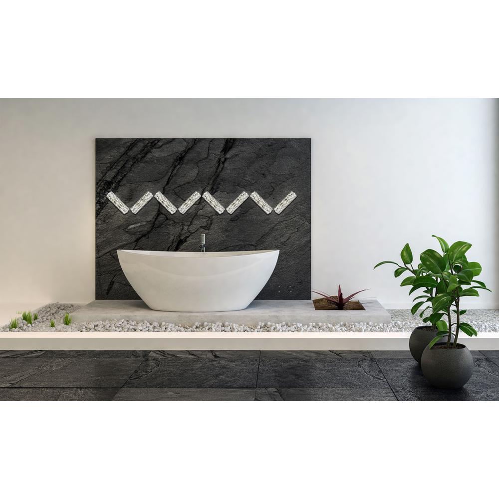 Valetta Integrated Led Chip Light Chrome Wall Sconce Clear Royal Cut Crystal. Picture 7