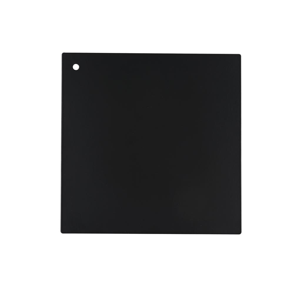 Metal Finish sample in black 6x6. Picture 1