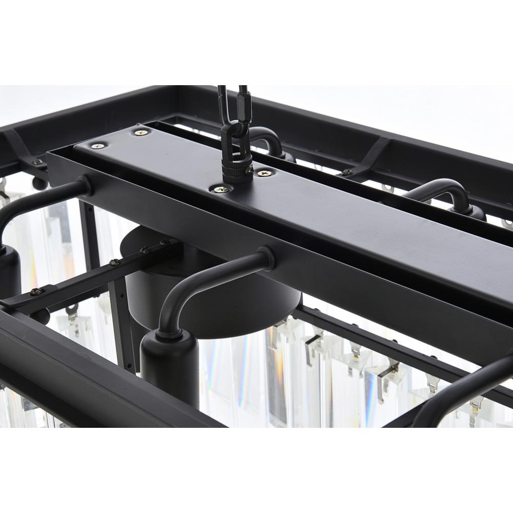 Sydney 12 light Matte Black Chandelier Clear Royal Cut Crystal. Picture 4