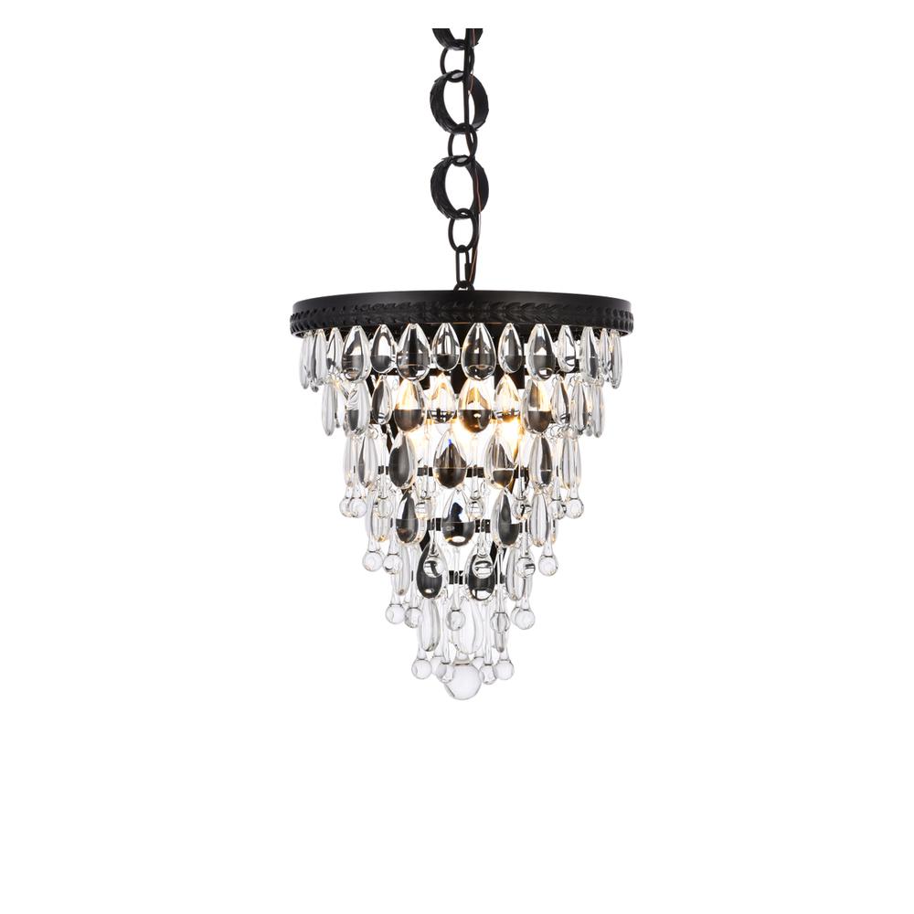 Nordic 3 lights black pendant. Picture 2