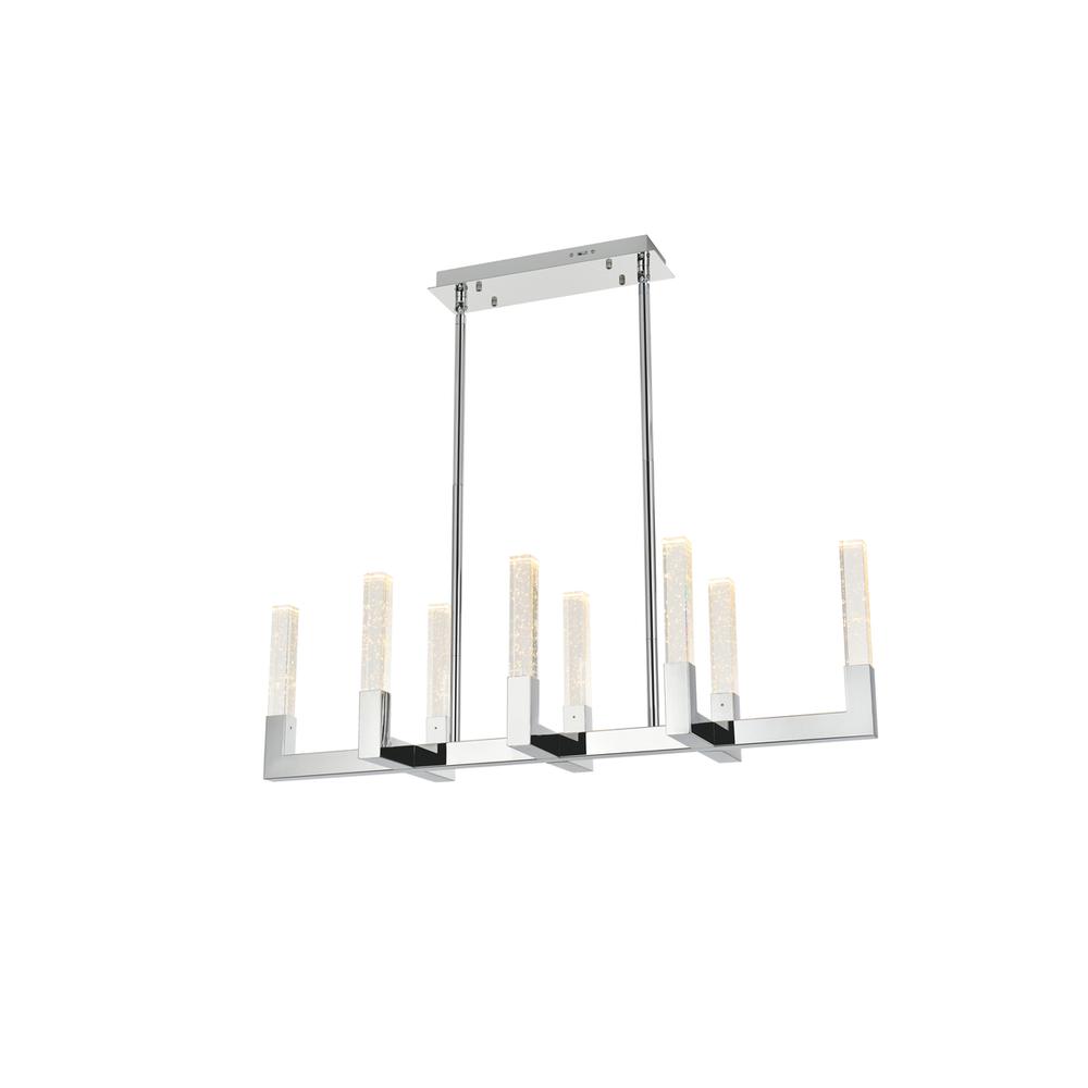Noemi 42 inch Adjustable LED Pendant in Chrome. Picture 3