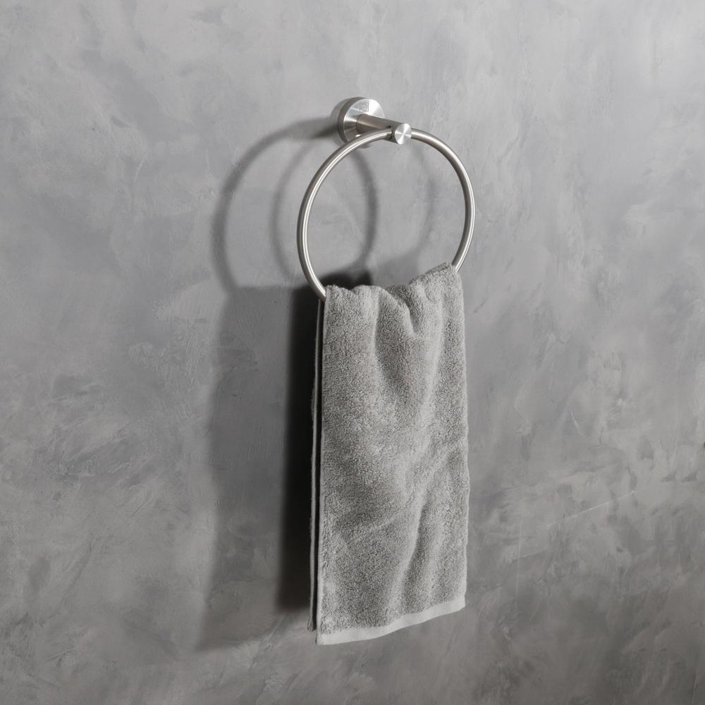 Alma 3-Piece Bathroom Hardware Set in Brushed Nickel. Picture 11