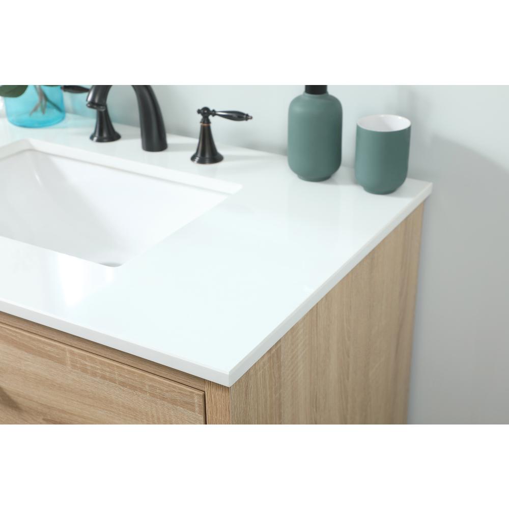 36 inch Single bathroom vanity in mango wood. Picture 5
