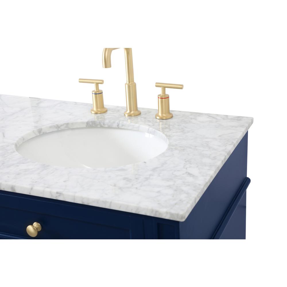 60 inch double bathroom vanity in blue. Picture 9