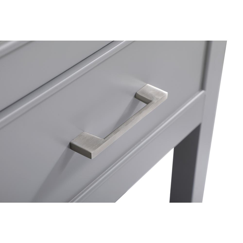 36 inch Single bathroom vanity in gray with backsplash. Picture 12