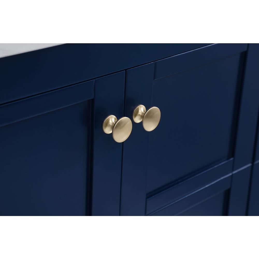 36 inch Single Bathroom Vanity in Blue. Picture 11