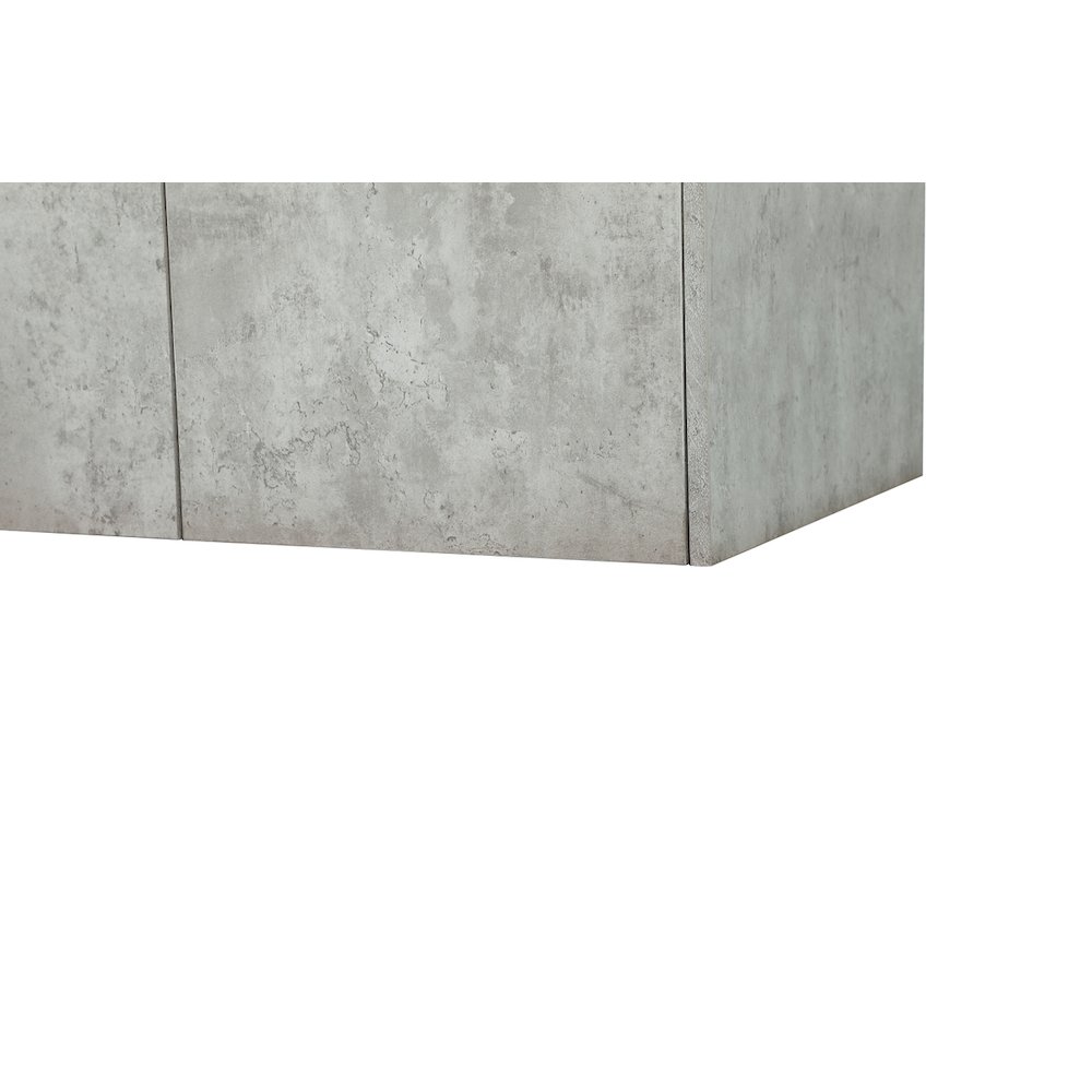 48 Inch Single Bathroom Vanity In Concrete Grey. Picture 14