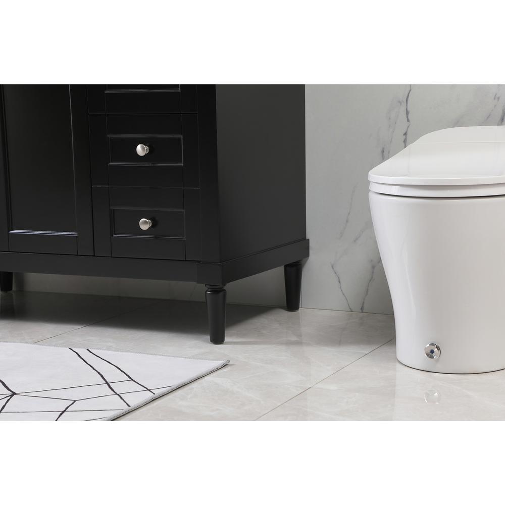 42 inch Single bathroom vanity in black. Picture 6