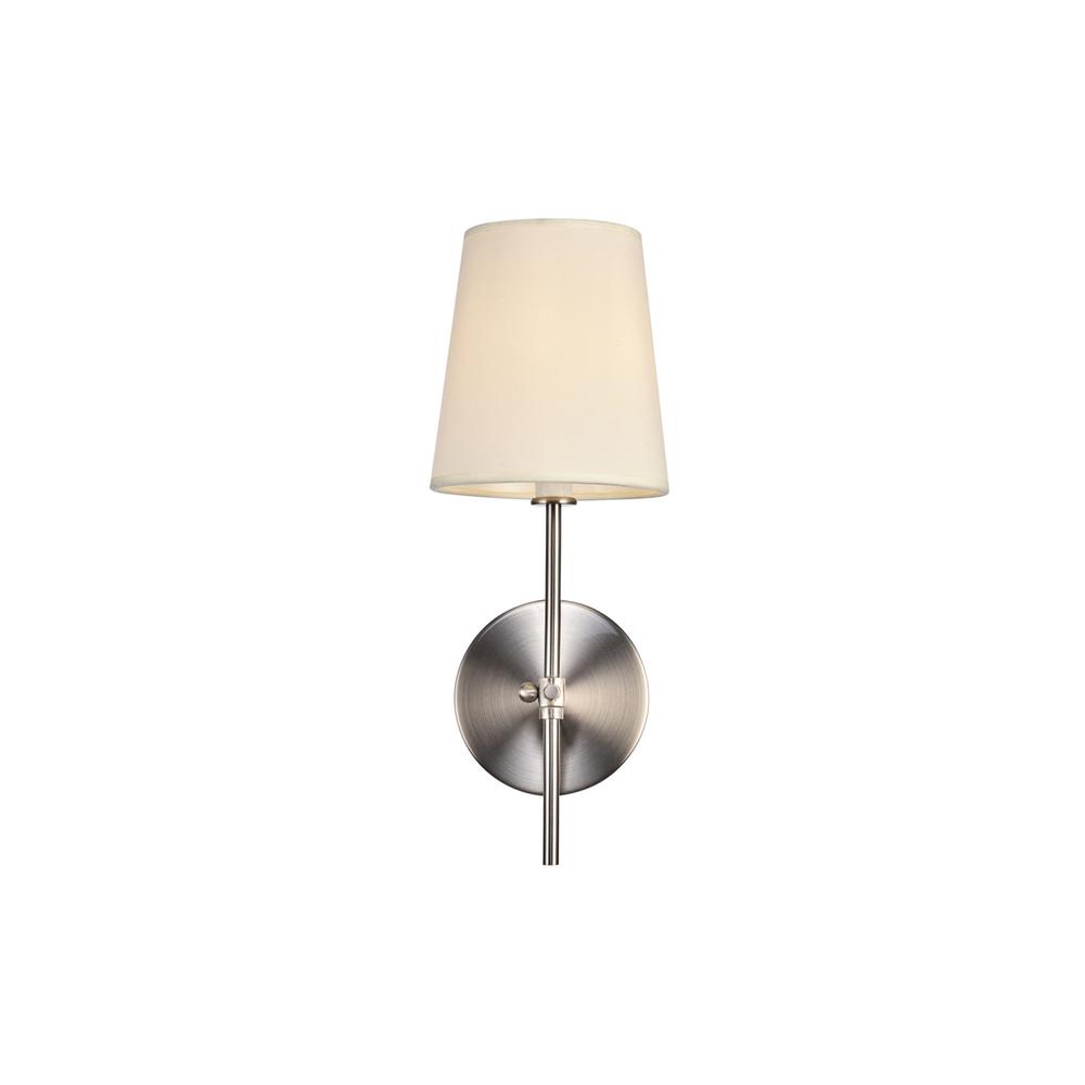 Mel Collection Wall Sconce D5.5 H15 Lt:1 Burnished Nickel Finish. Picture 1
