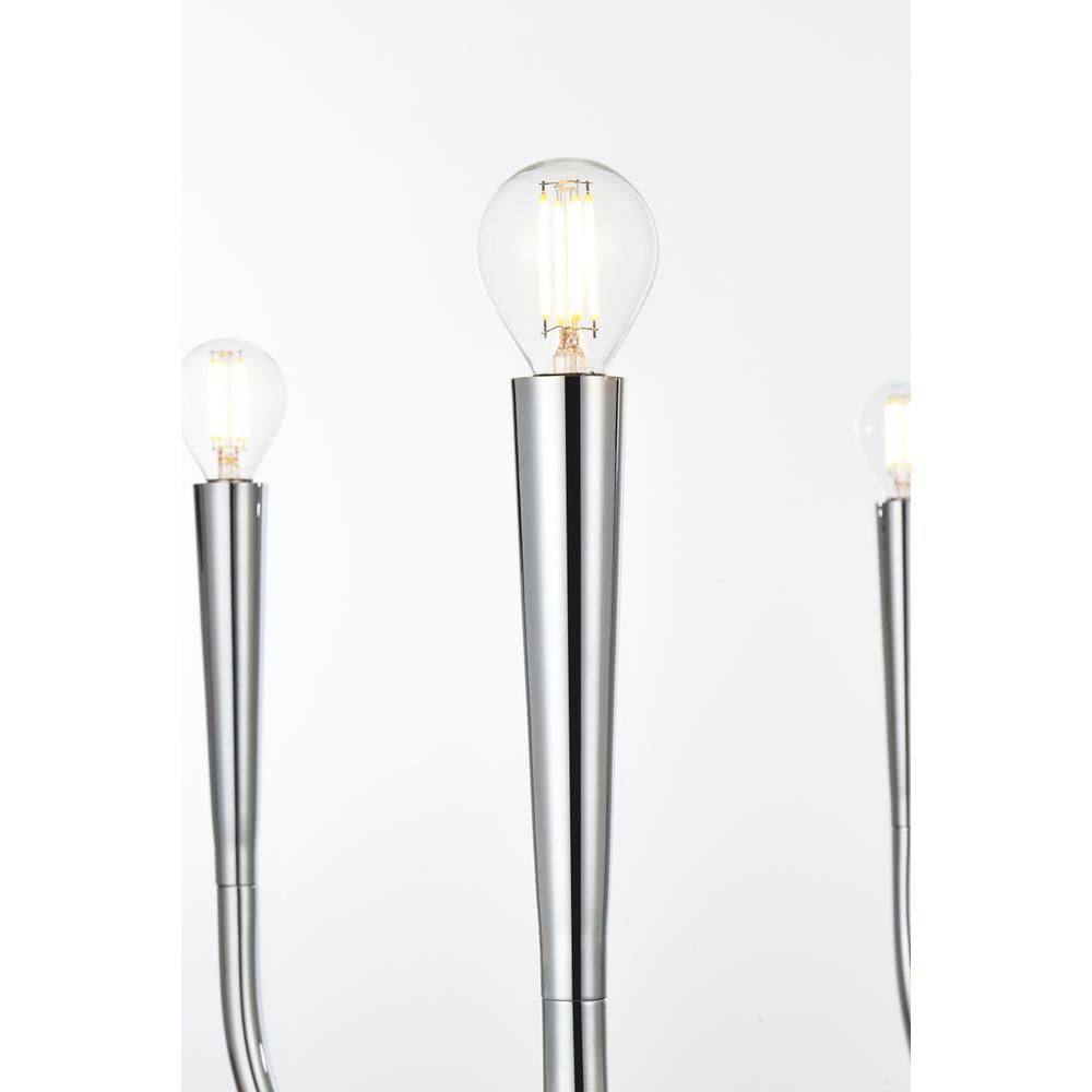 Layne 42 inch chandelier in Chrome. Picture 3