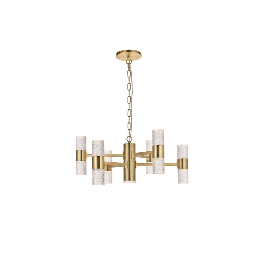 Vega 13 Light Gold Led Pendant. Picture 8