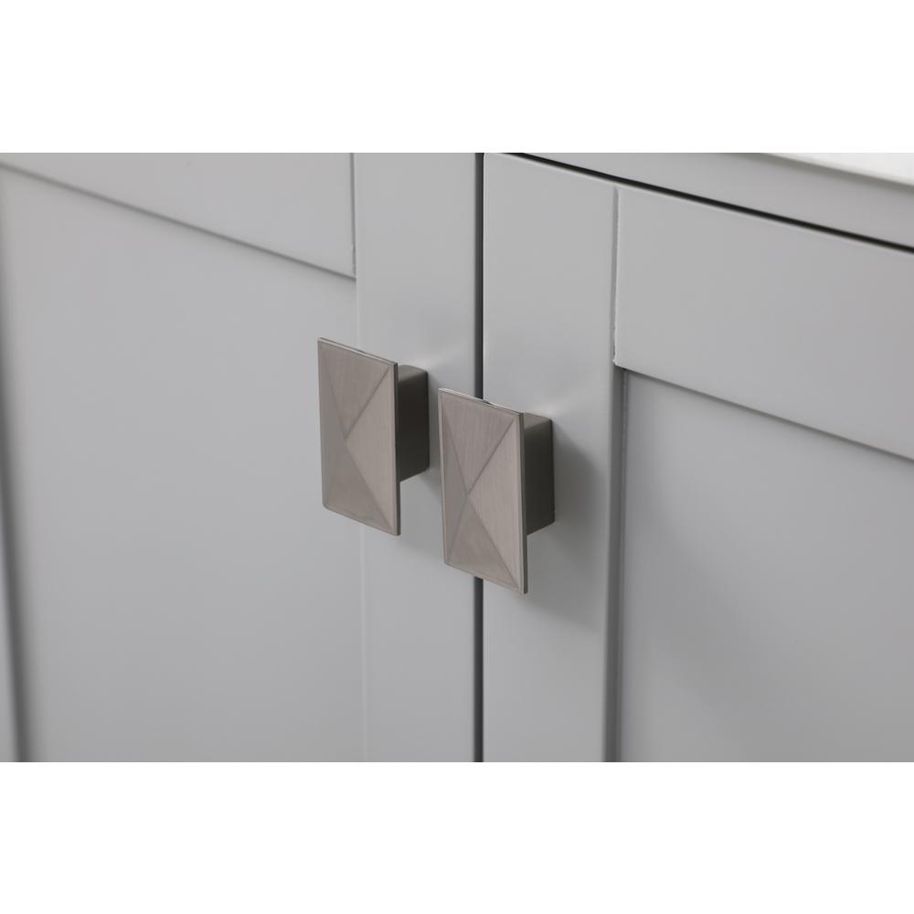 60 inch Double Bathroom Vanity in Gray. Picture 12