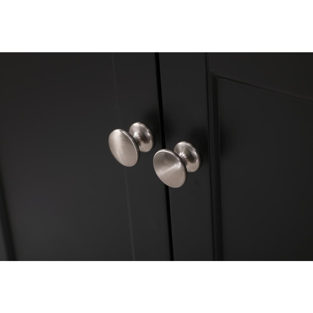 48 inch Single bathroom vanity set in black. Picture 12