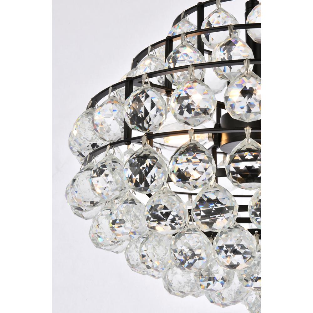 Savannah 16 inch pendant in black. Picture 4