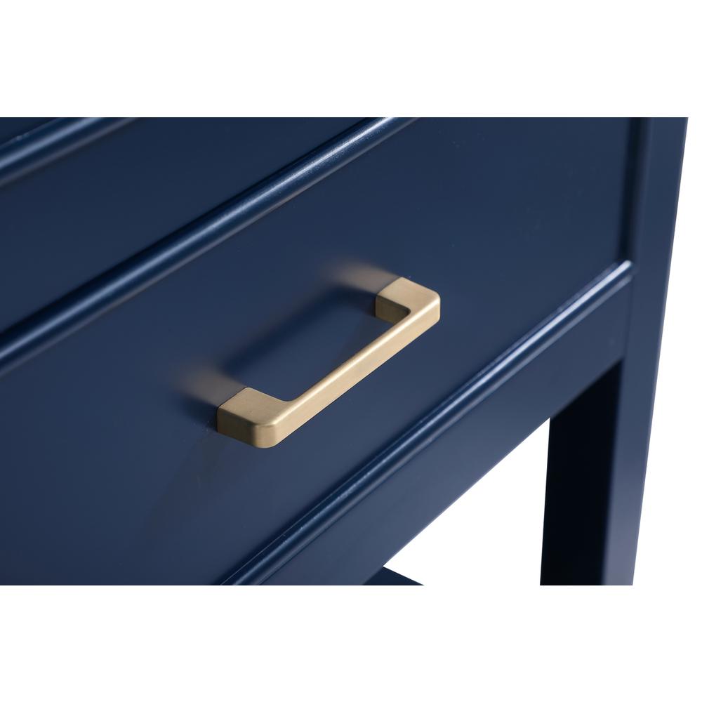 42 inch Single bathroom vanity in blue with backsplash. Picture 12
