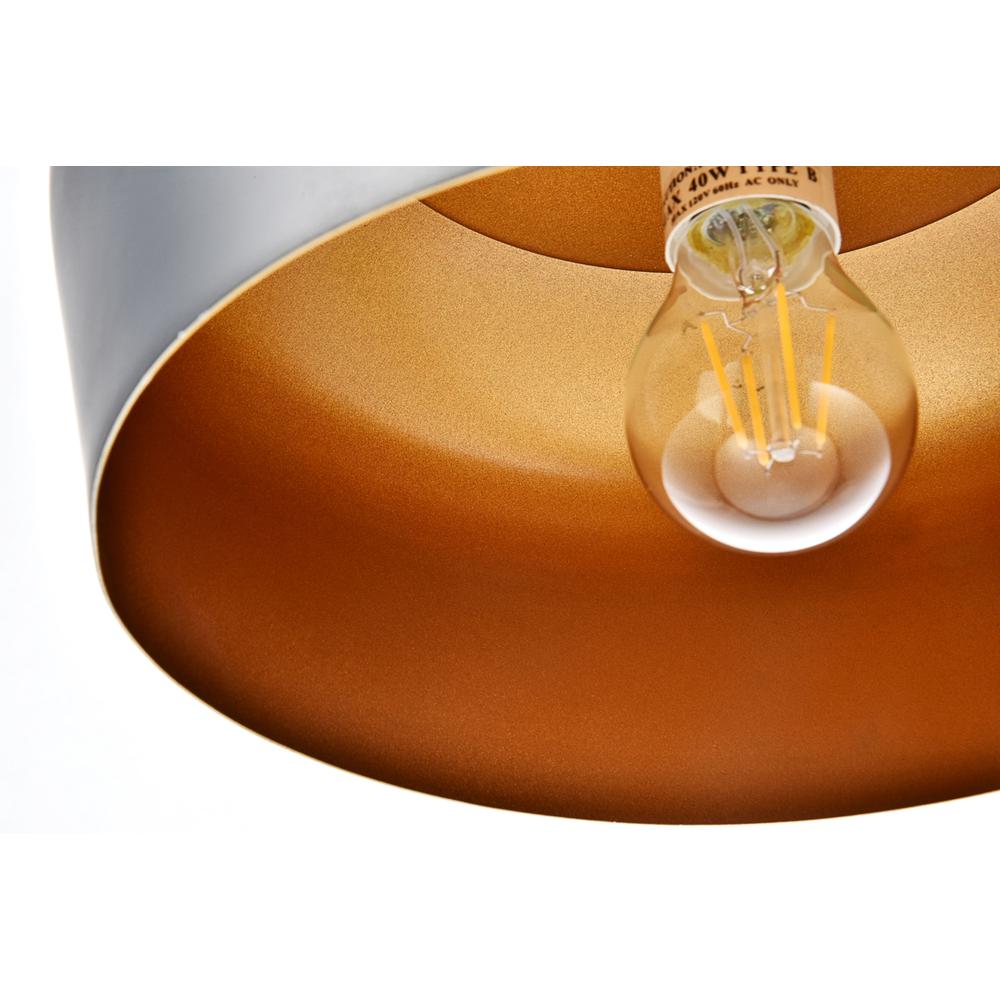 Nora Collection Pendant D11.5in H9in Lt:1 Black finish. Picture 4