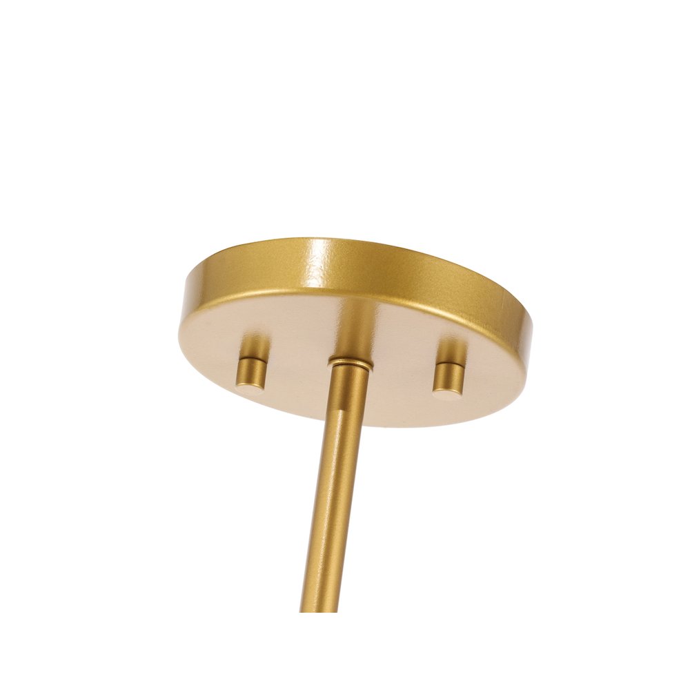 Brees 1 Light Brass Pendant. Picture 9