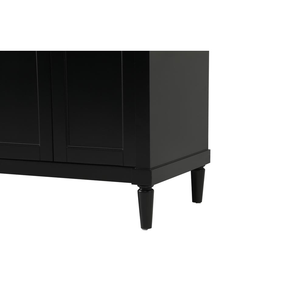 72 inch double bathroom vanity in black. Picture 13