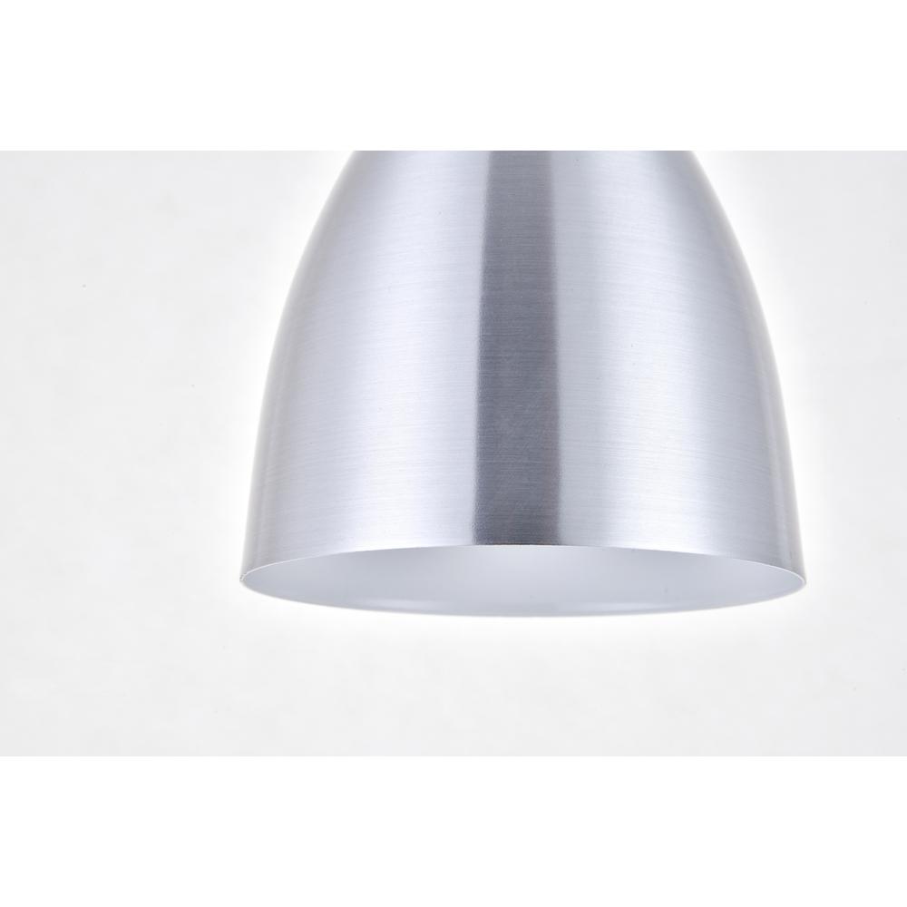 Aiken 1 Light Burnished Nickel Pendant. Picture 3