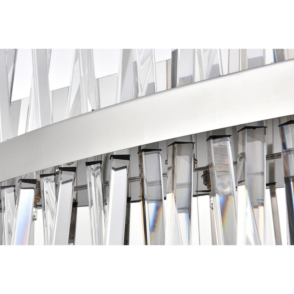 Serephina 30 inch crystal bath sconce in chrome. Picture 4