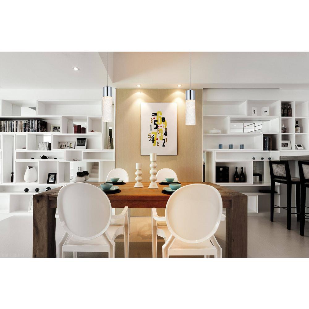 Constellation 1 light Chrome LED Pendant. Picture 13
