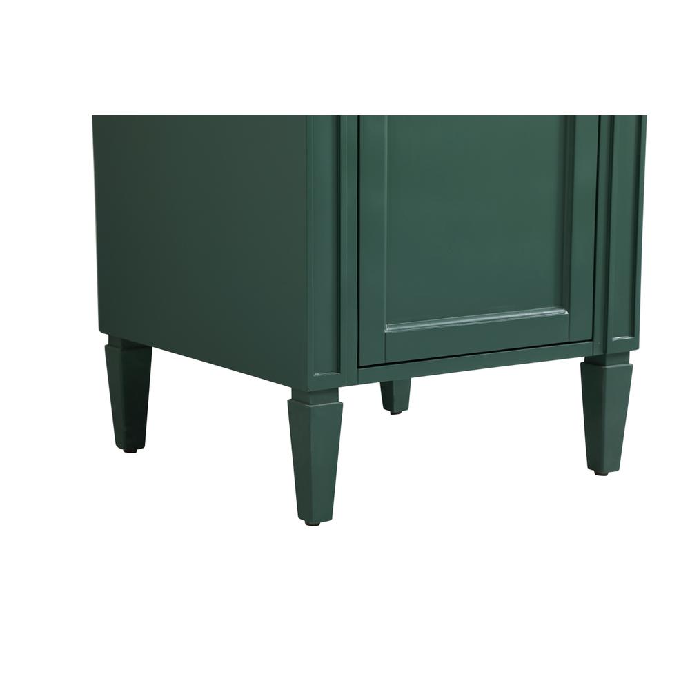 21 inch Single bathroom vanity in green. Picture 13