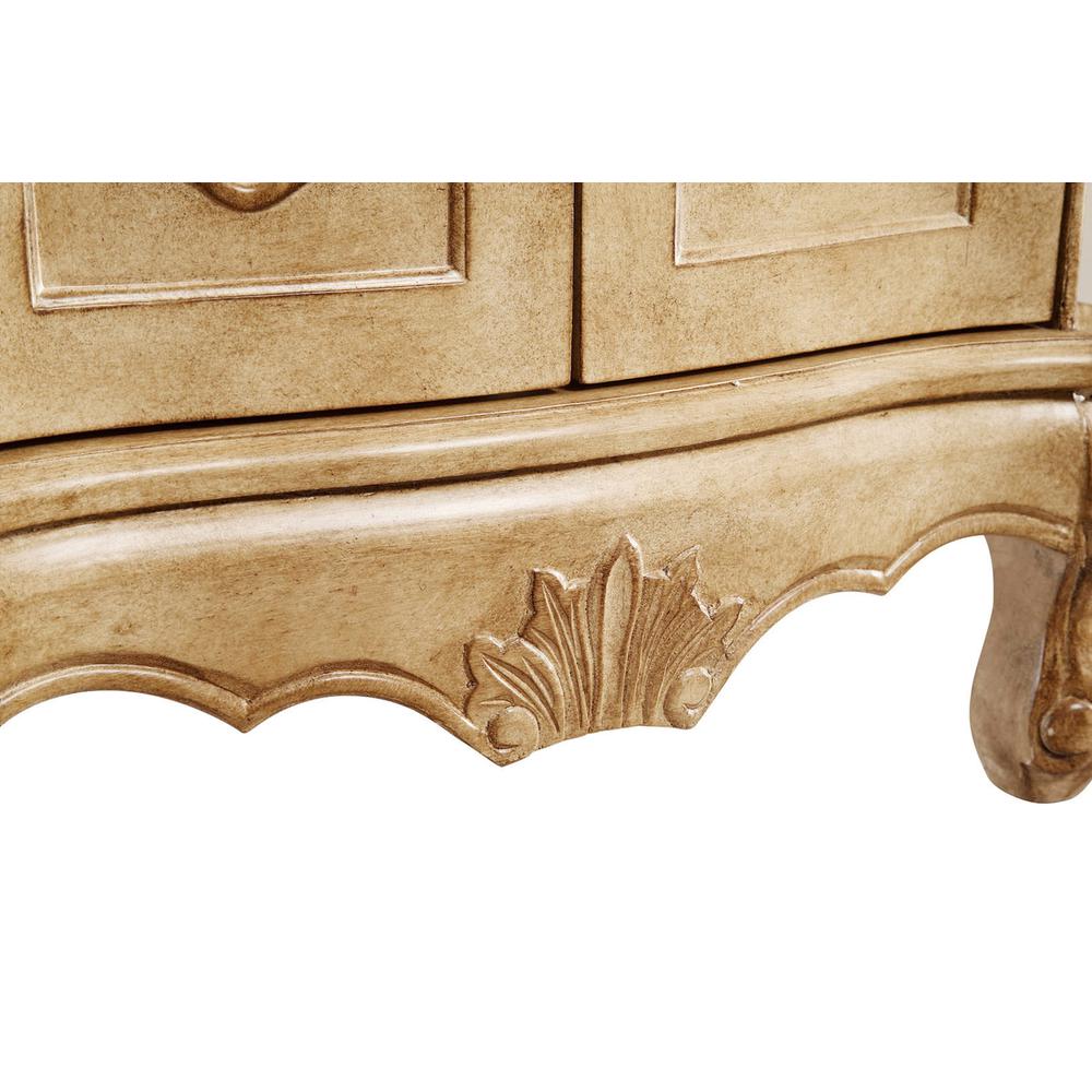 24 inch Single Bathroom vanity in Antique Beige. Picture 5